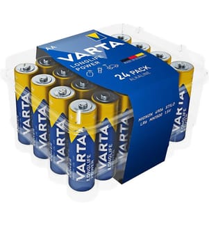 24 Longlife Power Alkaline Energy AA-LR6 Batterien im Set