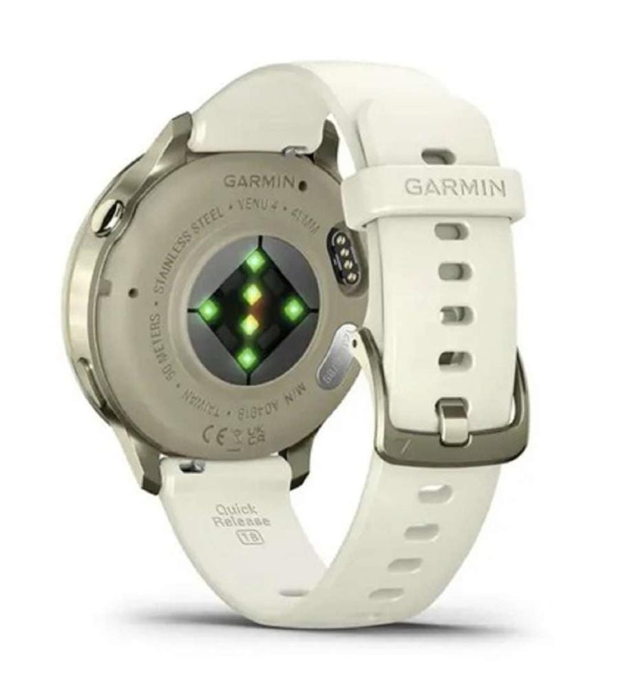 Smartwatch Venu 4 Silikon Beige & Mondgold – 41 mm