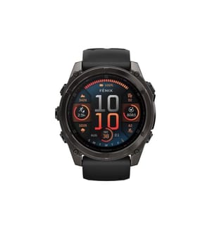 GARMIN - Sportuhr Fenix 8 AMOLED Sapphire, 51 mm Dunkelgrau