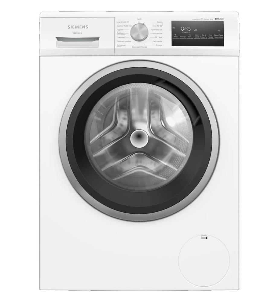 Lave-linge frontal SIEMENS - Modèle : WM12N238FR - Affichage en français