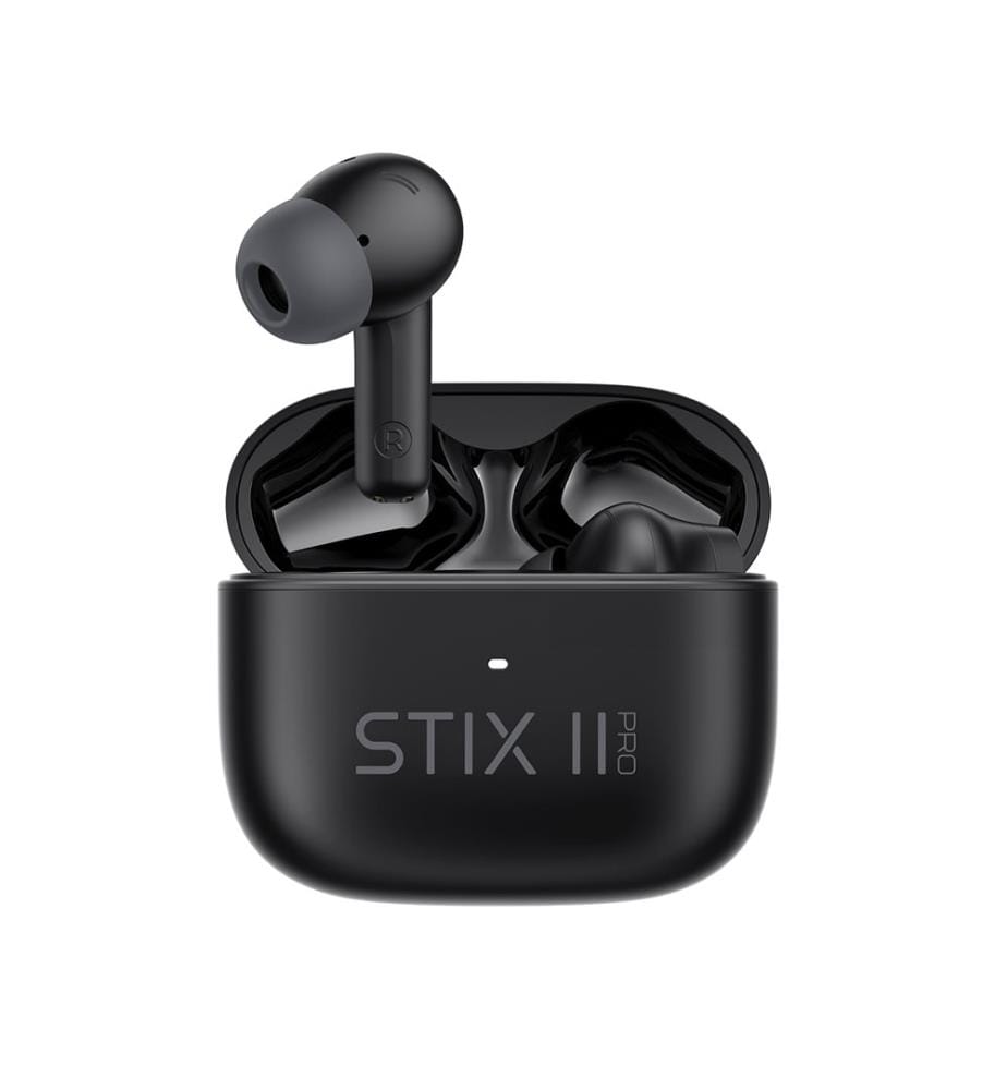 True Wireless Ohrhörer Veho STIX II Pro Mit ANC - Schwarz Carbon