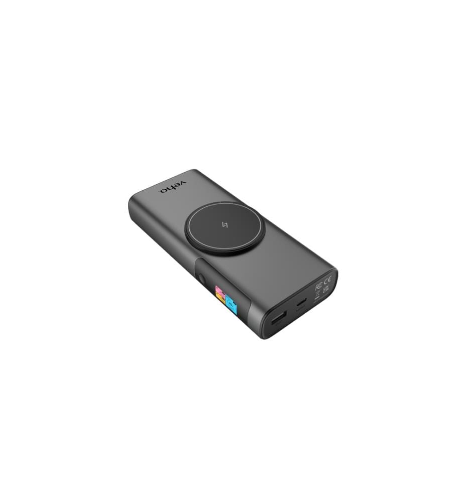 Pebble PQ22 Digitale kabellose Powerbank 20.000 mAh – Schwarz