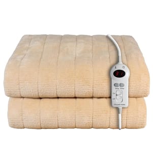 Microfleece-Heizdecke (180x130) Beige
