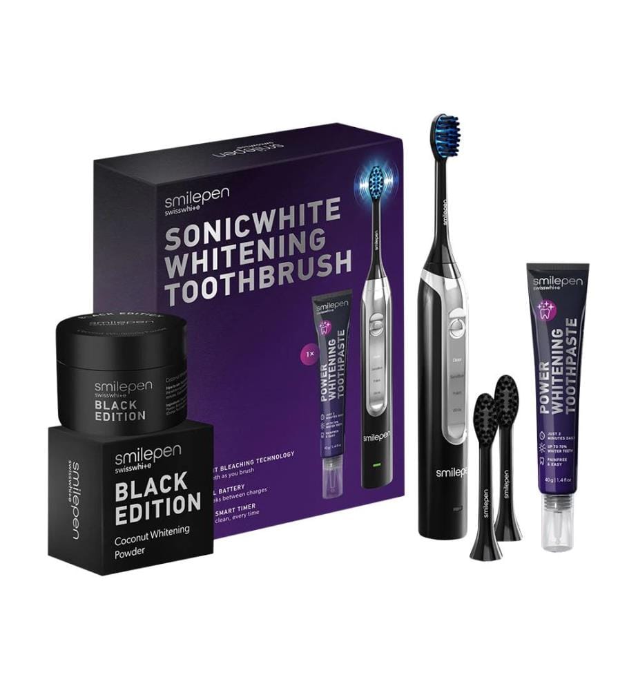 Kit de blanchiment dentaire avec brosse à dents sonique