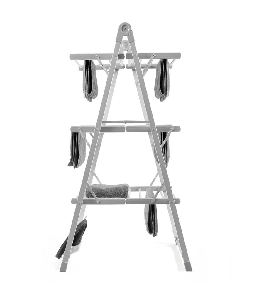 Stendibiancheria elettrico pieghevole Compak 300 W - 30 aste - Grigio