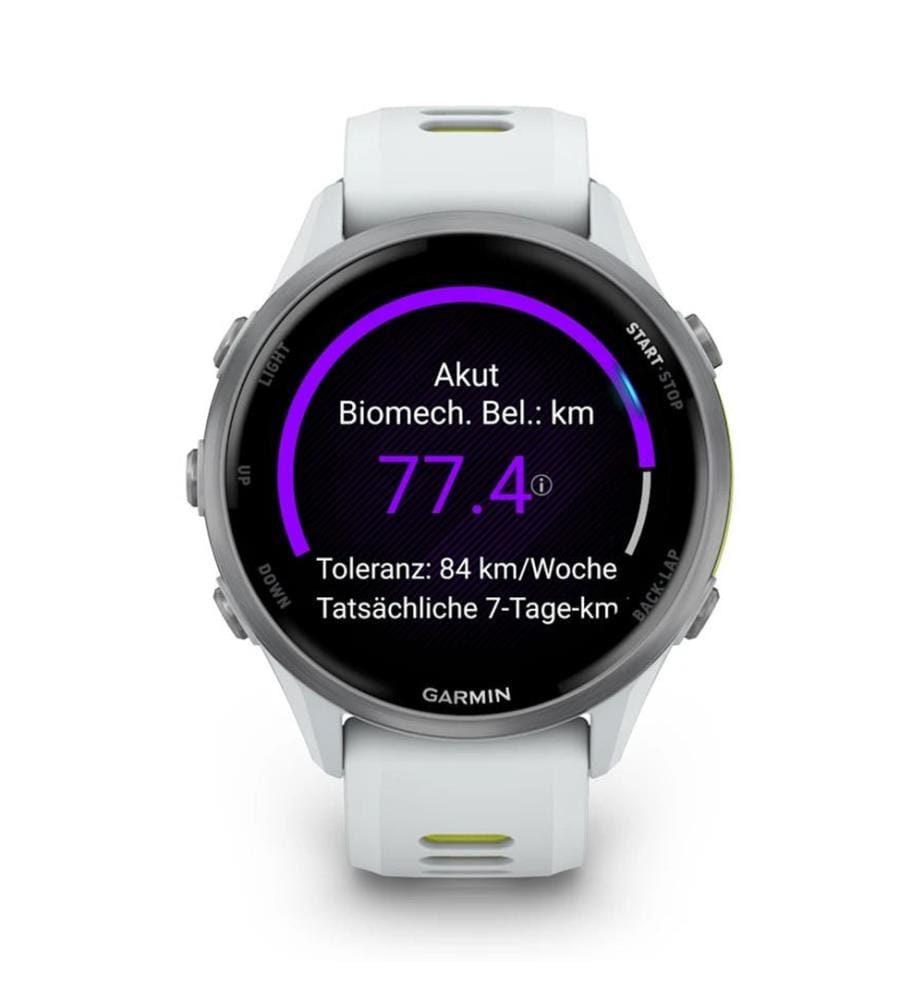 Smartwatch Forerunner 970 GPS 47 mm – Grau und Weiss