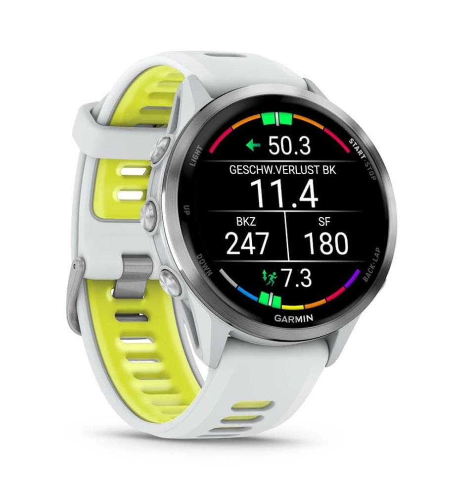 Smartwatch Forerunner 970 GPS 47 mm – Grau und Weiss