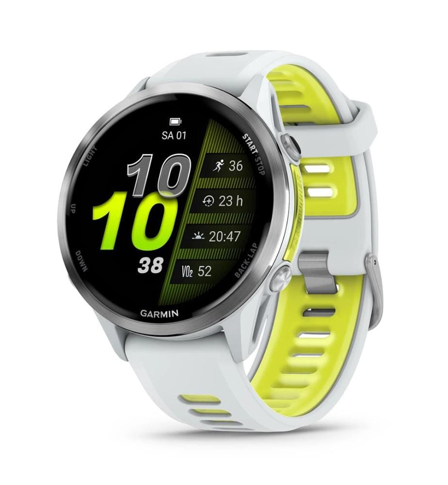 Smartwatch Forerunner 970 GPS 47 mm – Grau und Weiss