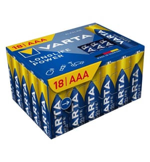 Longlife Power AAA Alkaline-Batterien 18er Würfel