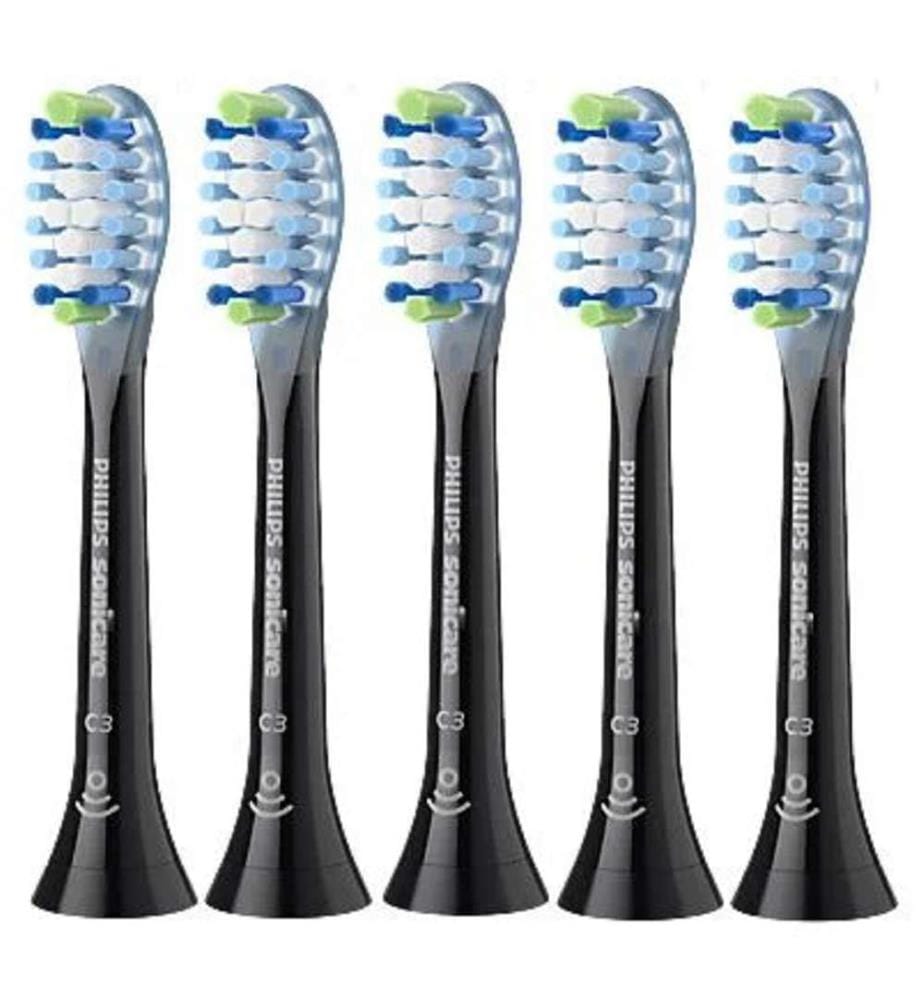Sonicare Premium Plaque Defense Brush Heads 4+1-Pack - Black