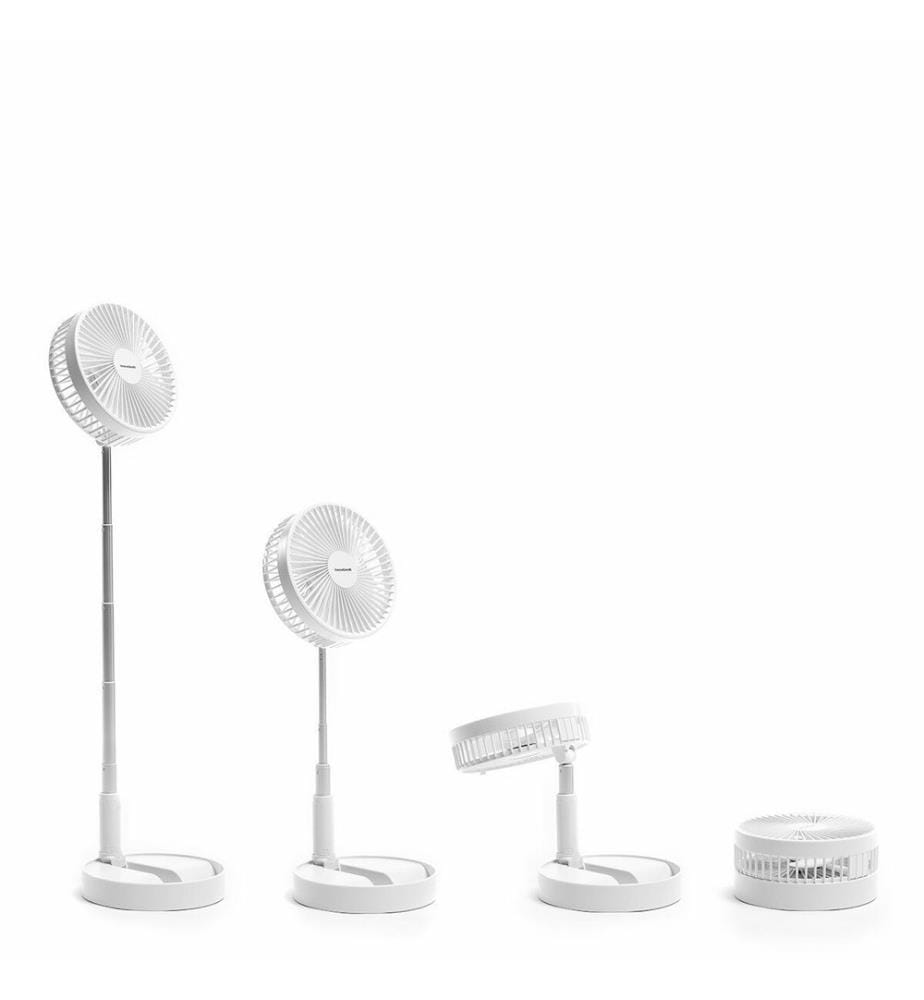 Wiederaufladbarer, faltbarer 3-in-1-Ventilator Fandle Ø7,7'' 7200 mAh