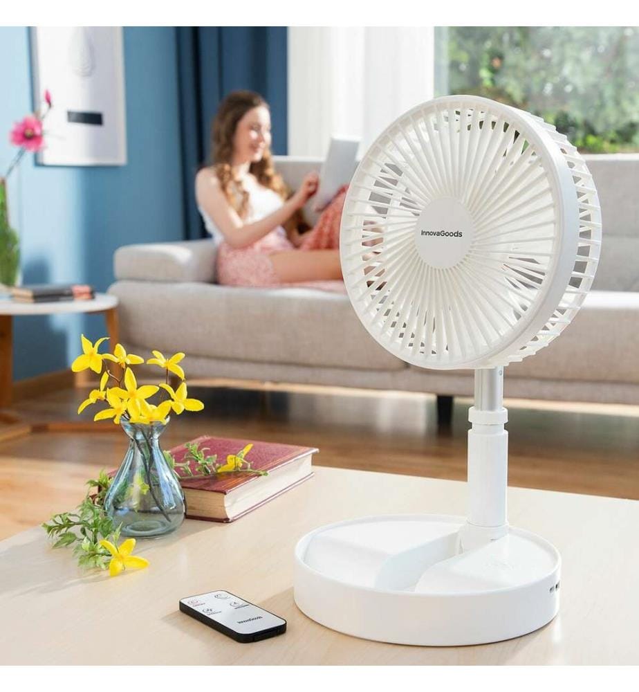 Wiederaufladbarer, faltbarer 3-in-1-Ventilator Fandle Ø7,7'' 7200 mAh