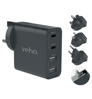USB-Universal-Reiseadapter TA-45 – Schnellladung mit 45 W