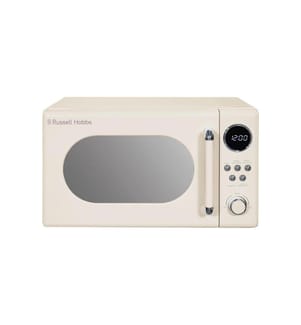 Forno a microonde retrò da 20 L e 800 W - Colore crema