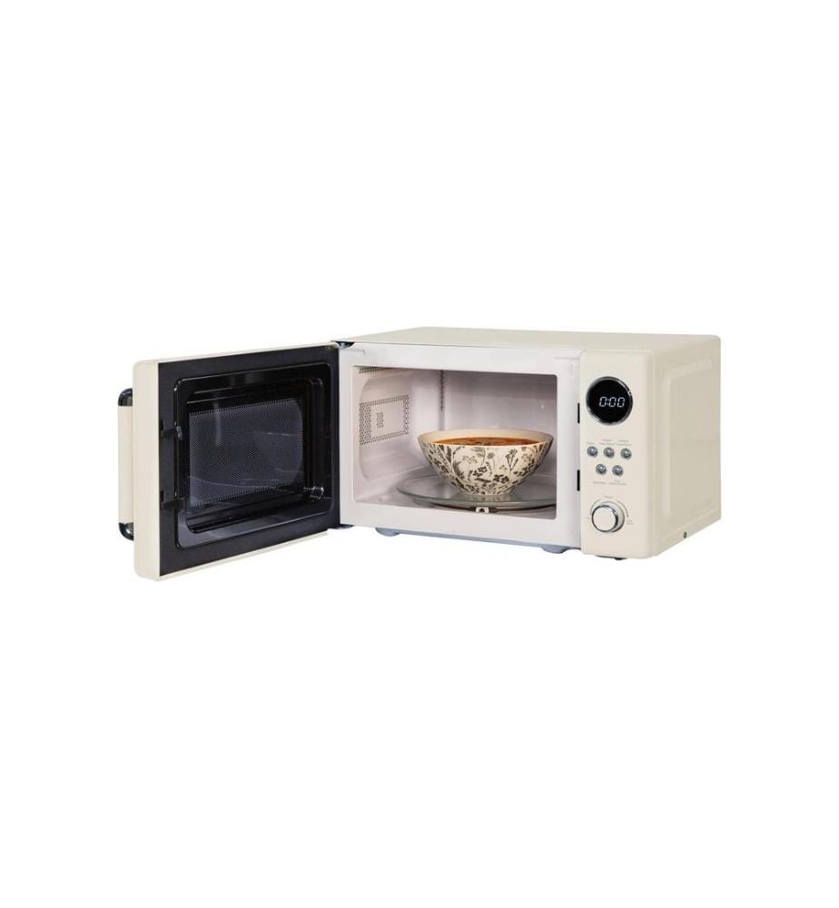 Retro microwave, 20 L, 800 W – Cream