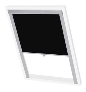 Verdunkelungsrollo Schwarz M08/308
