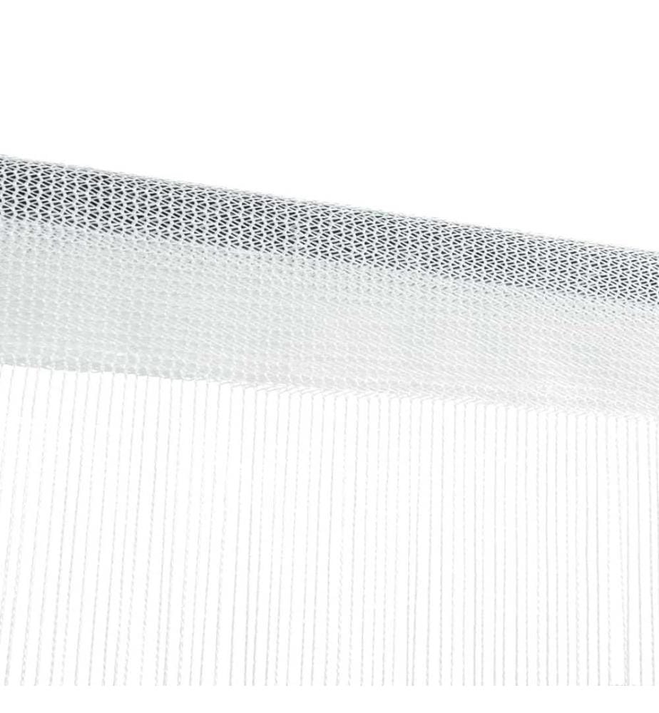 Fadenvorhänge 2 Stk. 140 x 250 cm Weiss