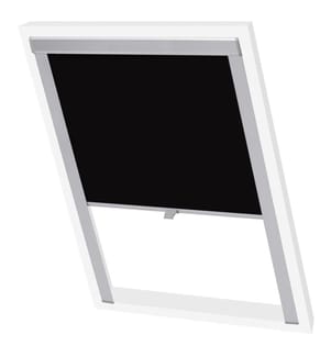 Verdunklungsrollo Schwarz SK06
