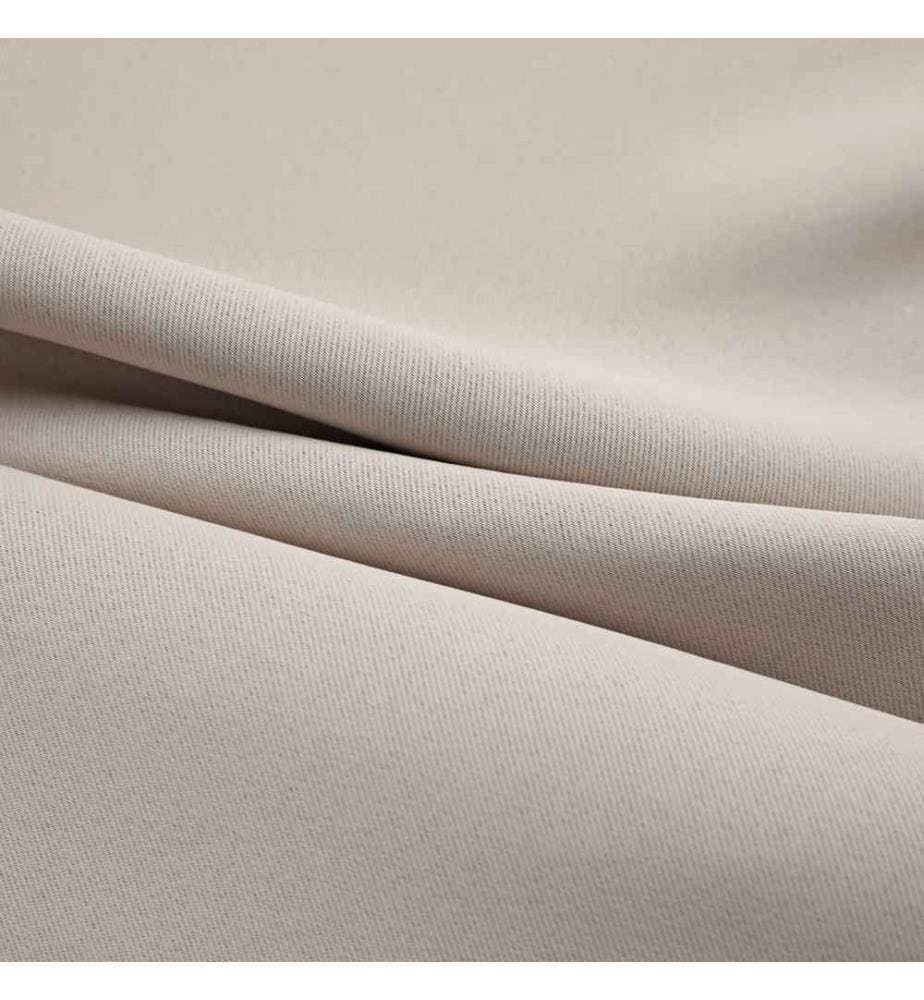 Verdunkelungsvorhänge mit Metallösen 2 Stk. Beige 140x245 cm