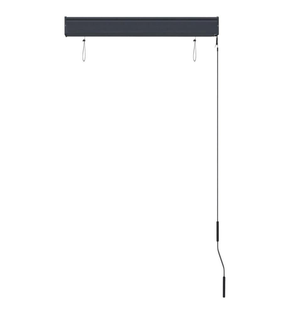 Aussenrollo 80 x 250 cm Weiss und Orange