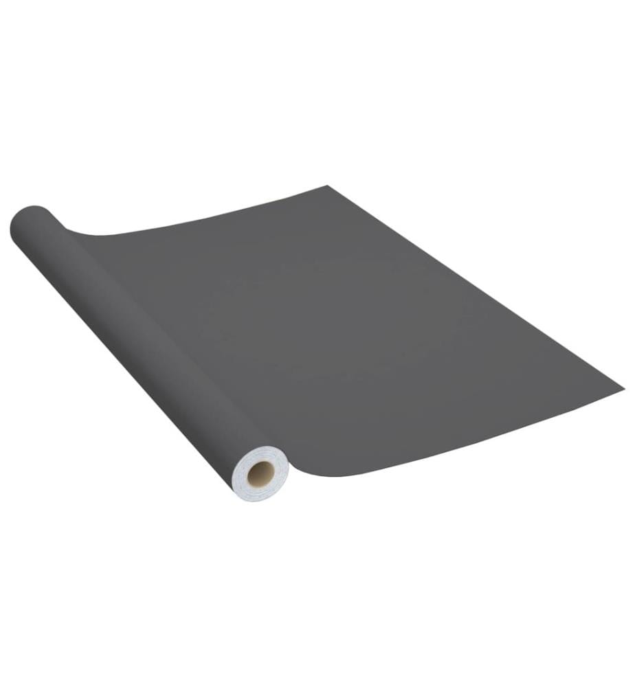 Selbstklebende Möbelfolie Grau 500 x 90 cm PVC