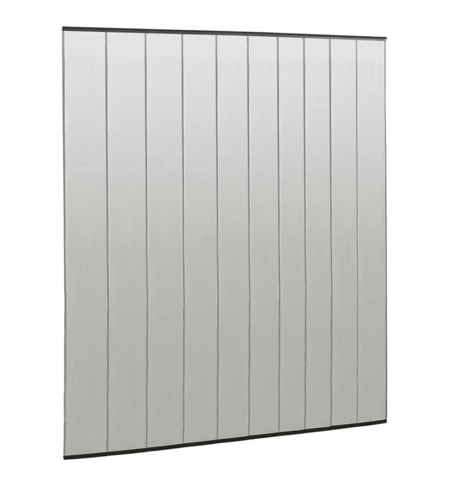 Moustiquaire de porte rideau en maille 10 pcs Noir 240x240 cm