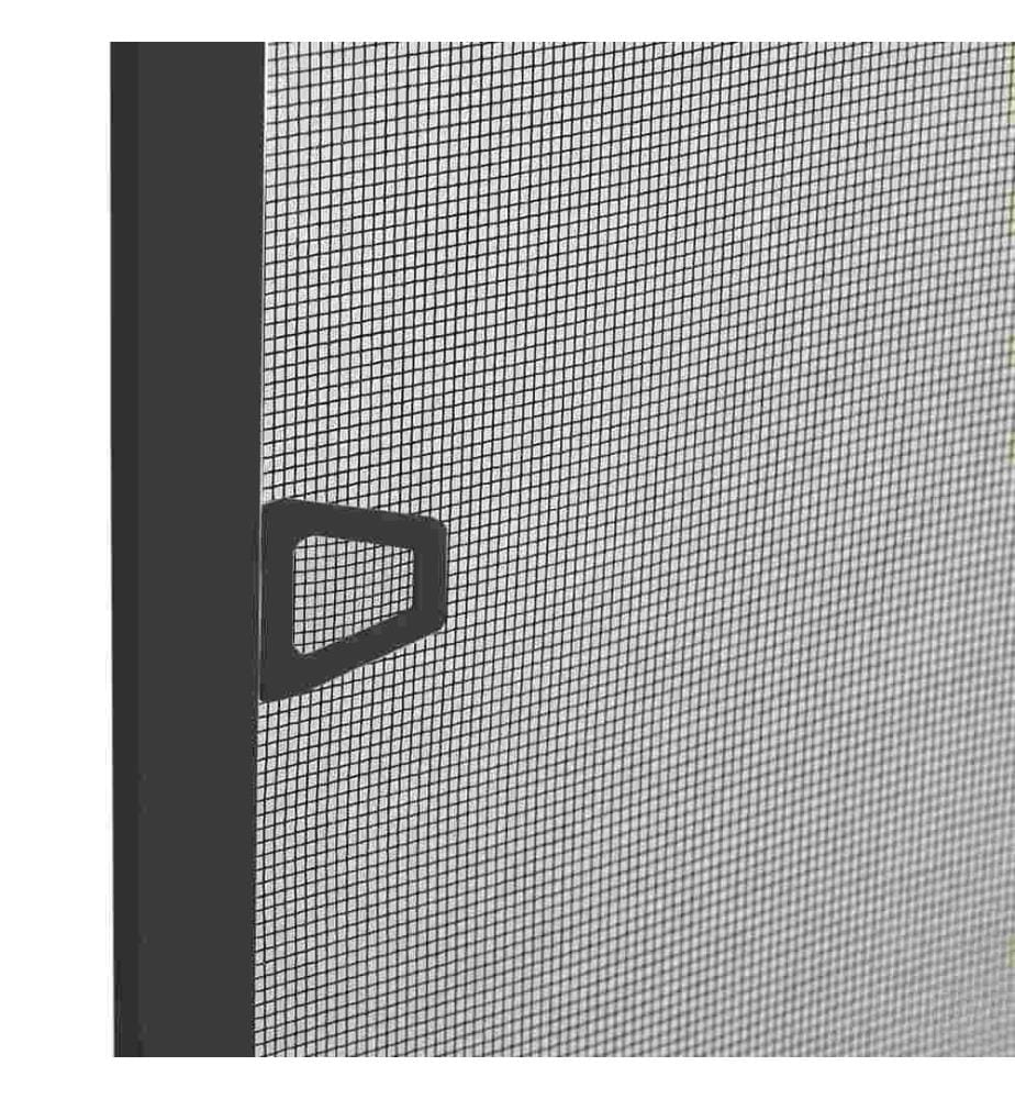 Insektenschutz für Fenster Anthrazit 80x100 cm