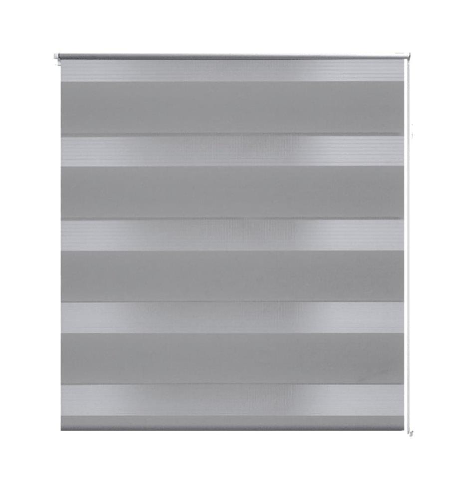 Doppelrollo Seitenzug Duo Rollo  80 x 175 cm grau