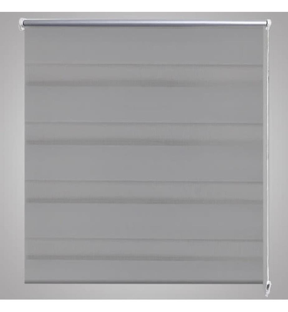 Doppelrollo Seitenzug Duo Rollo  80 x 175 cm grau