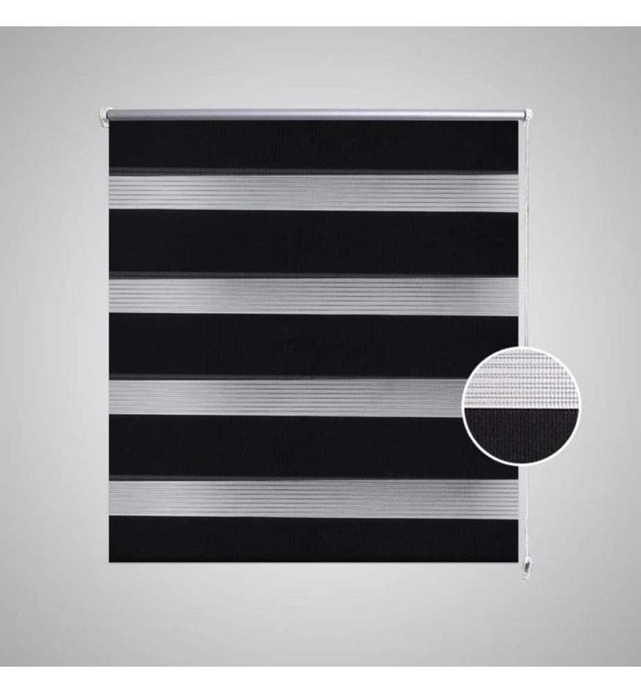 Doppelrollo 120 x 230 cm schewarz