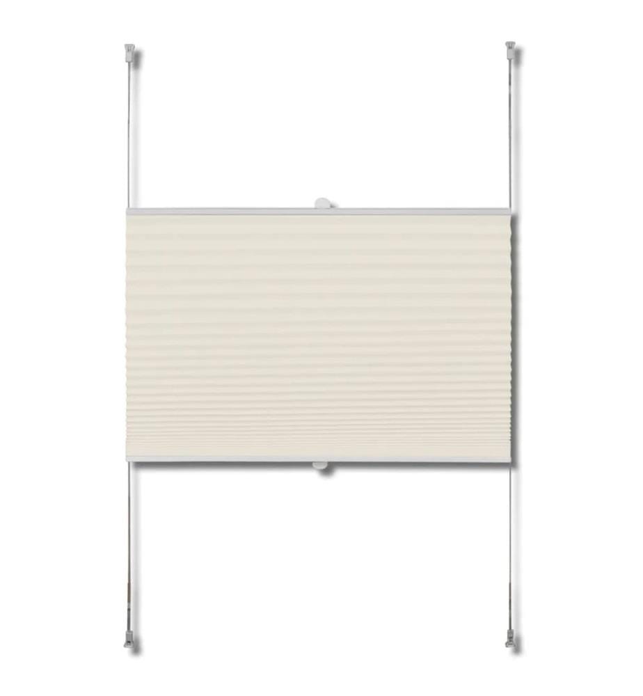 Plissee Faltrollo Rollo Plisseerollo 40x125cm Creme