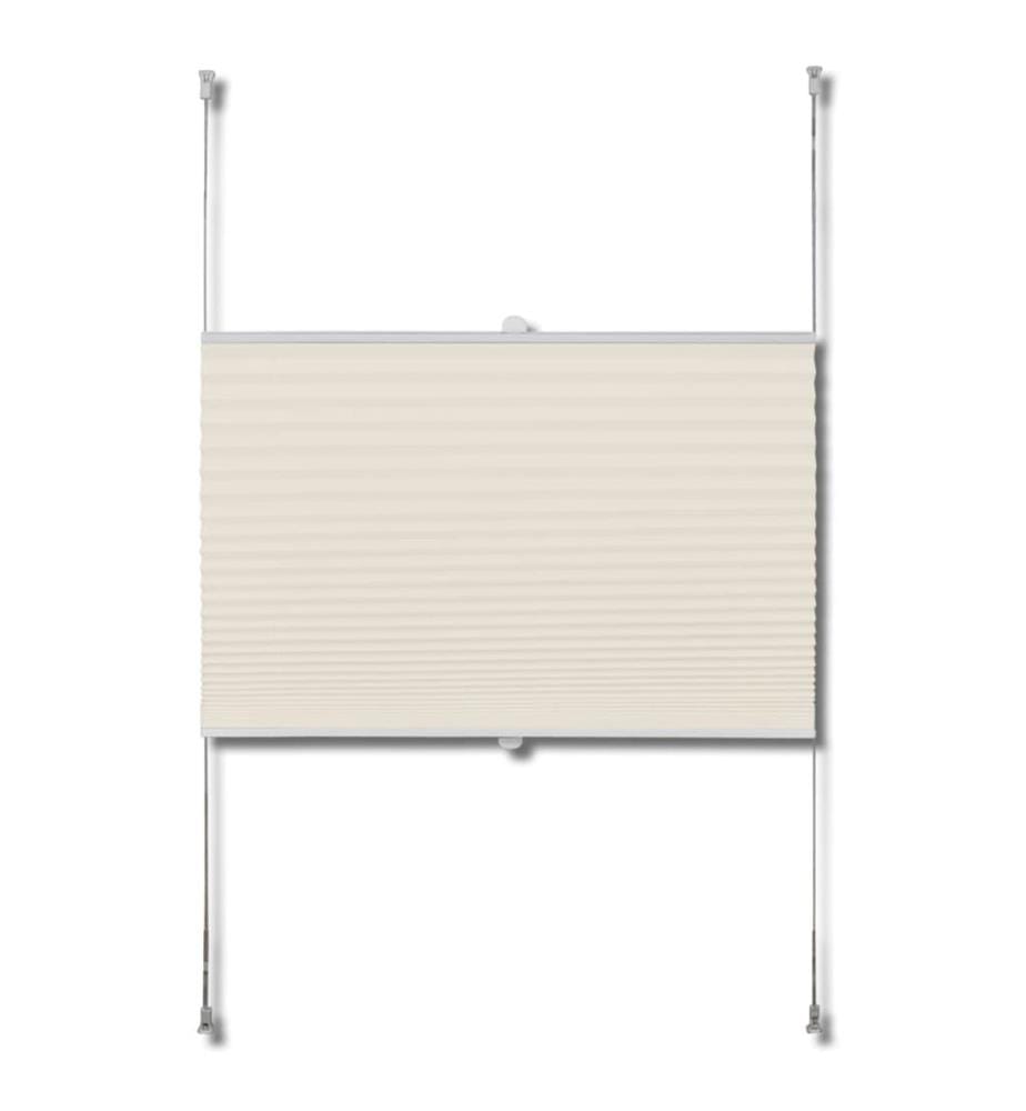 Plissee Faltrollo Rollo Plisseerollo 70x200cm Creme