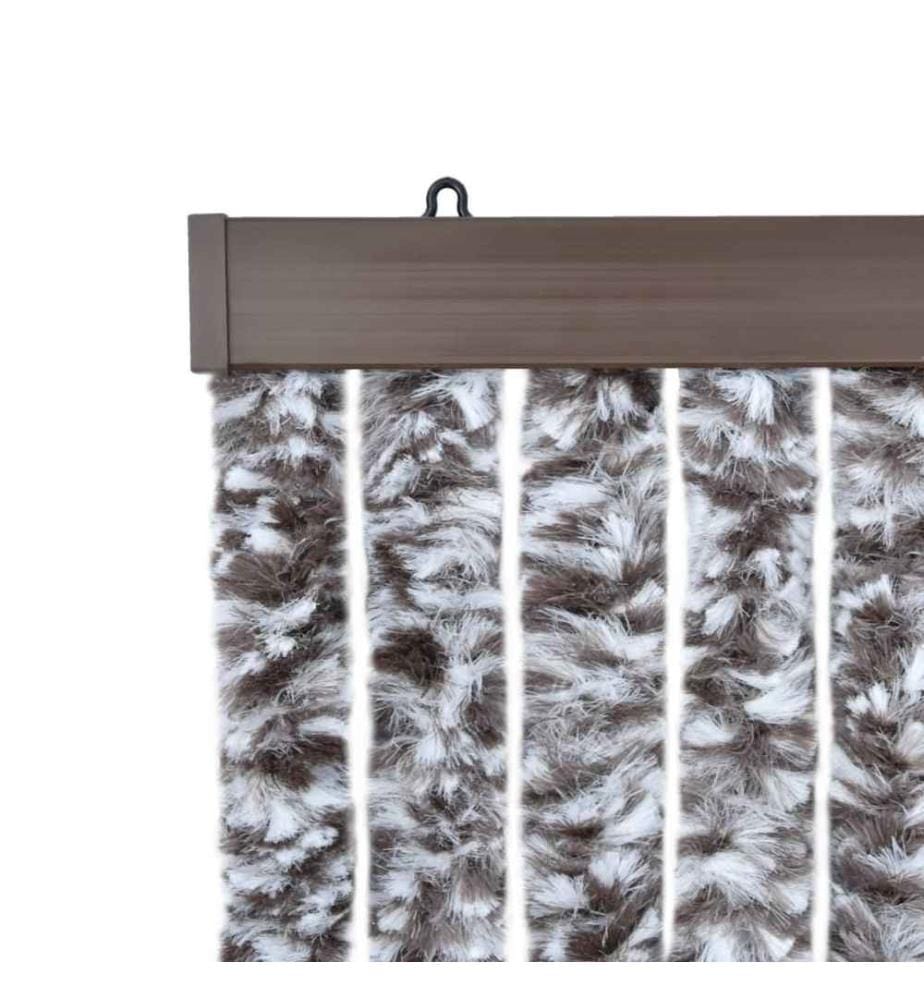 Moustiquaire Marron et beige 90 x 220 cm Chenille