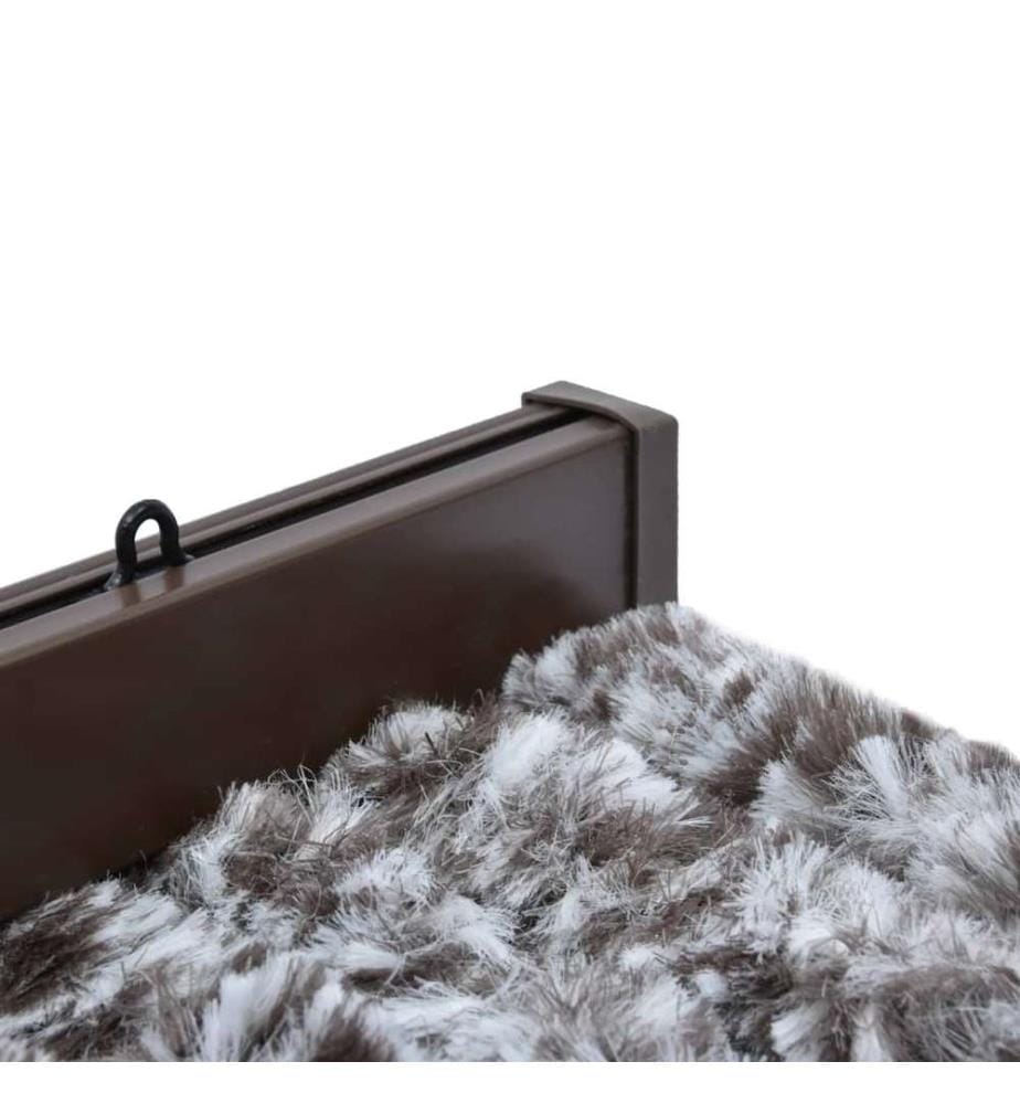 Moustiquaire Marron et beige 100 x 220 cm Chenille