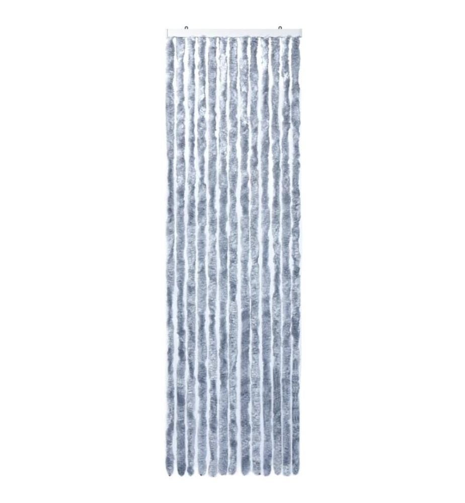 Insektenschutz-Vorhang Silbern 56x185 cm Chenille