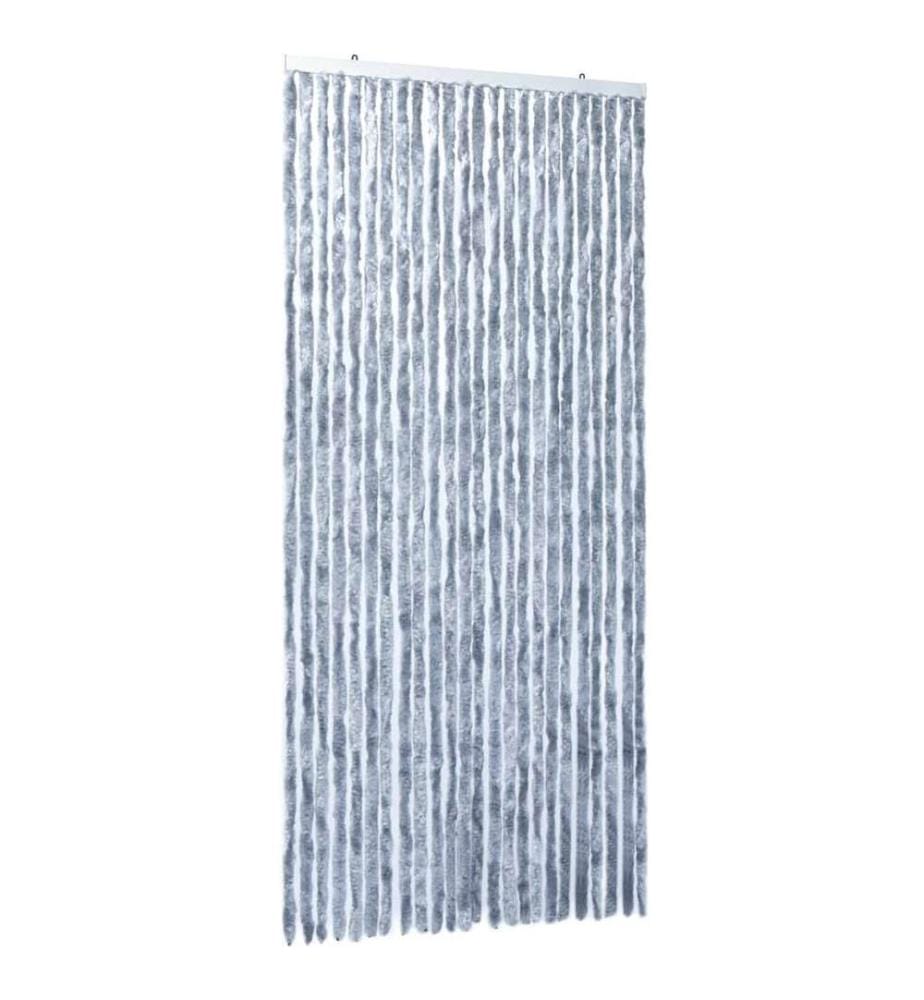 Insektenschutz-Vorhang Silbern 100x220 cm Chenille
