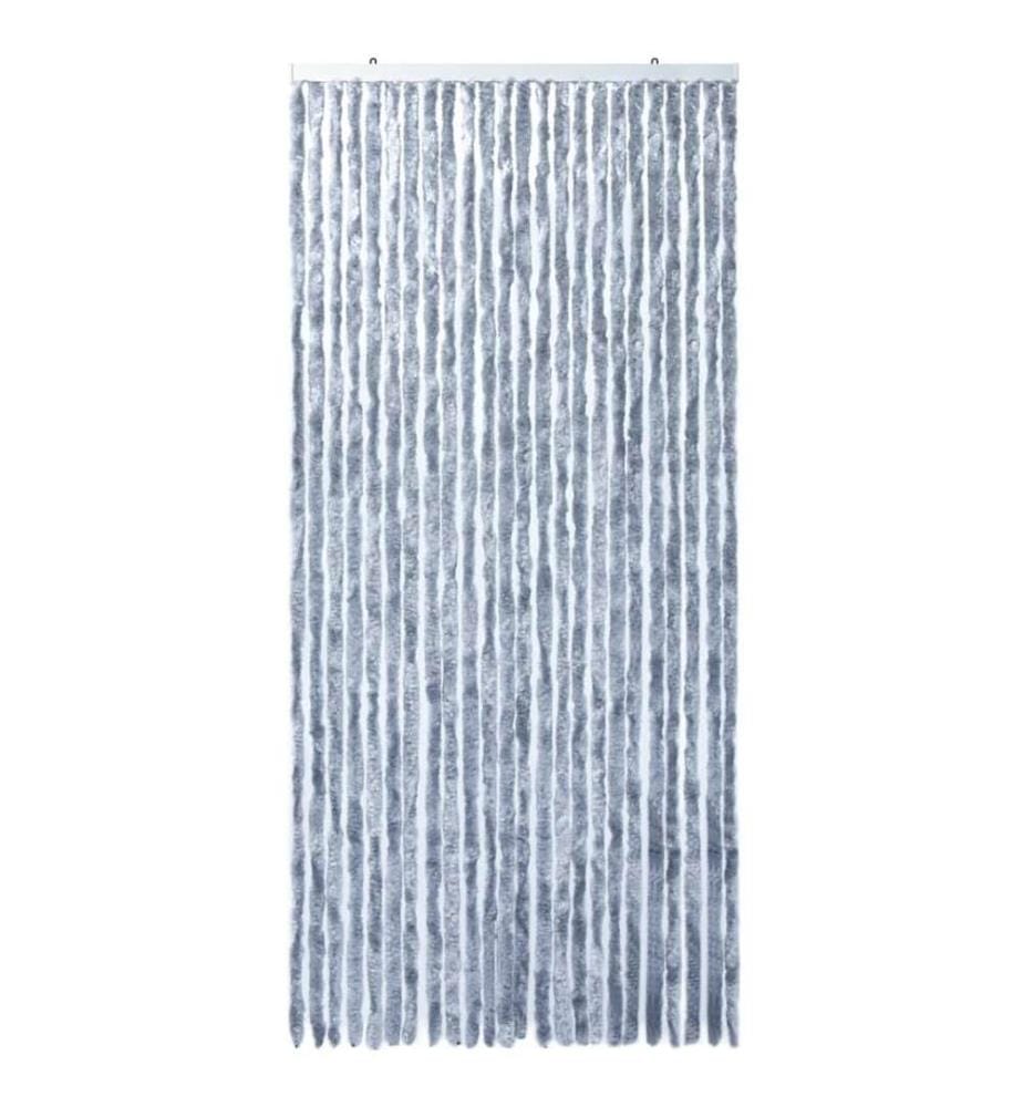 Insektenschutz-Vorhang Silbern 100x220 cm Chenille