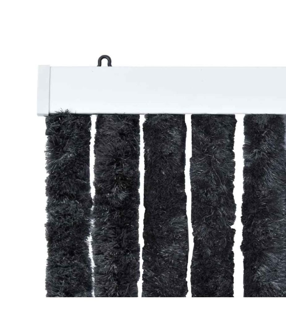 Insektenschutz-Vorhang Anthrazit 100x220 cm Chenille