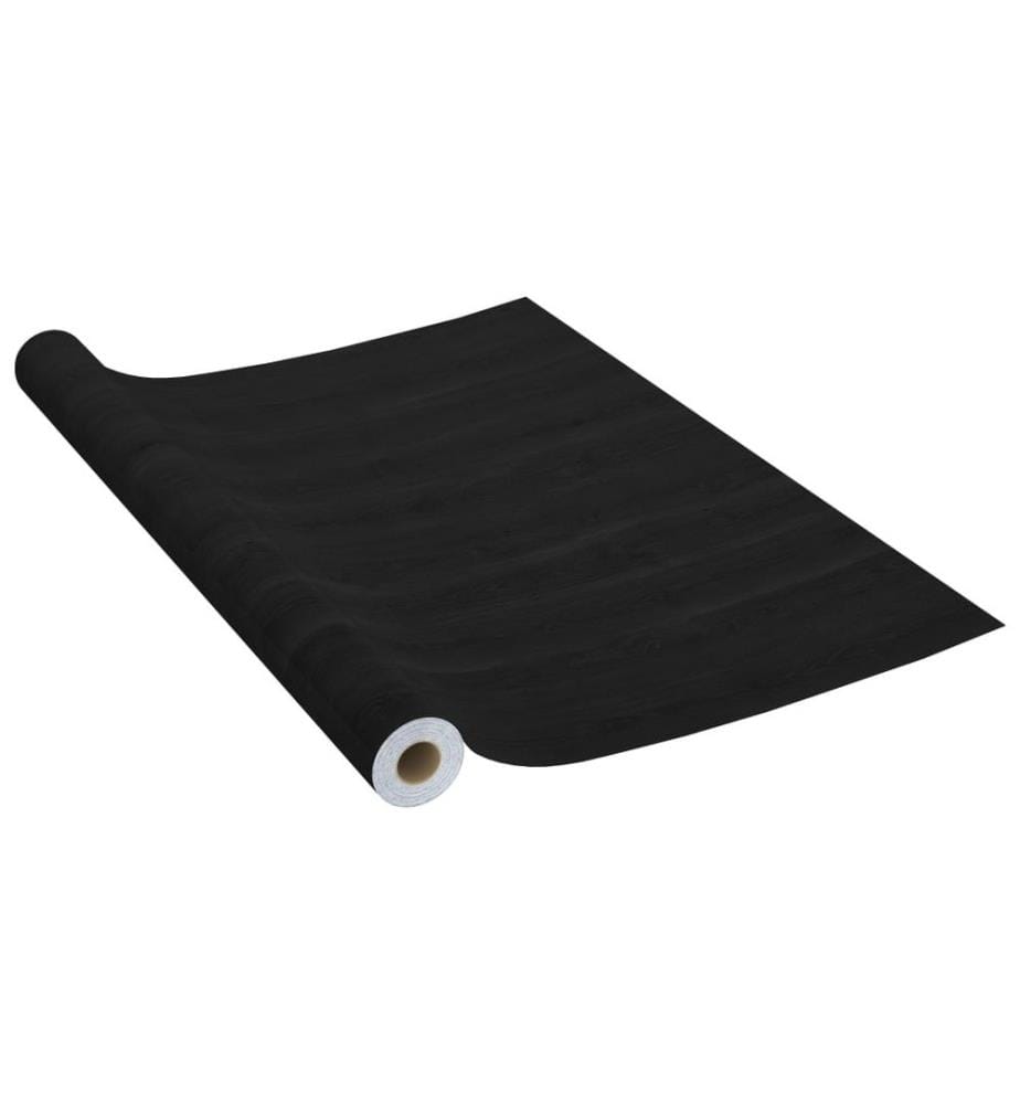 Möbelfolien Selbstklebend 2 Stk. Dunkles Holz 500x90 cm PVC