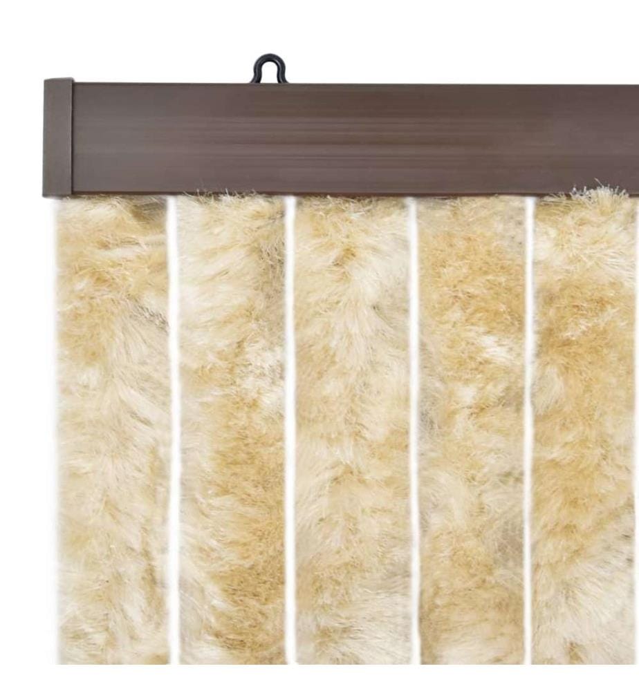 Insektenschutz-Vorhang Beige 56x200 cm Chenille