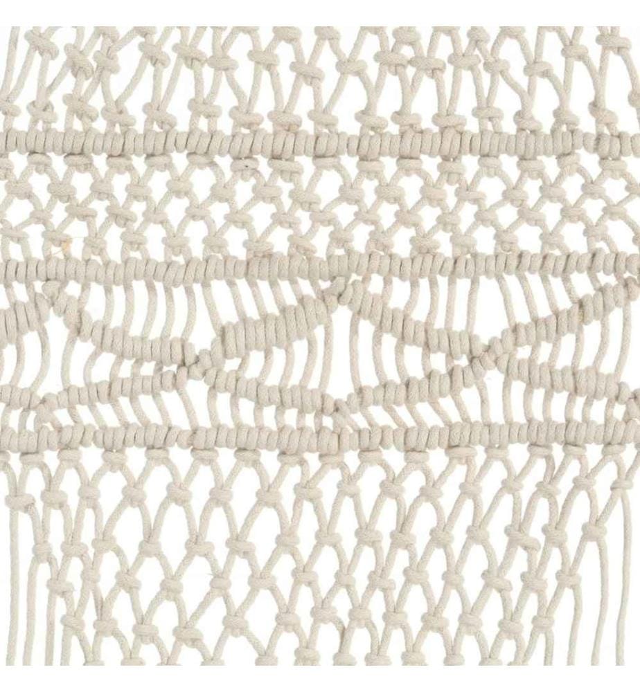 Rideau en macramé 140x240 cm Coton