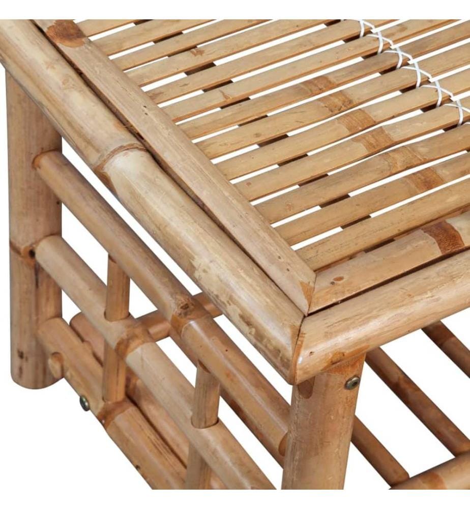 Couchtisch Bambus 90x50x45 cm