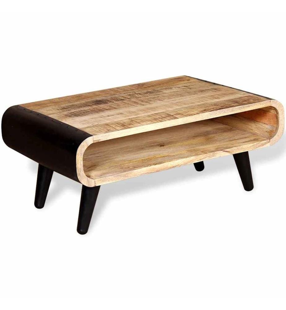 Couchtisch Raues Mangoholz 90x55x39 cm