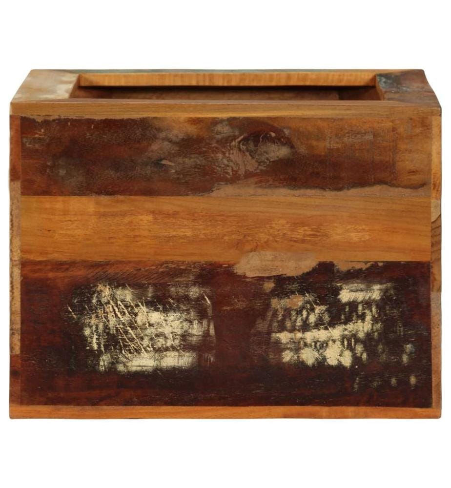 Hocker 40x30x40 cm Altholz Massiv