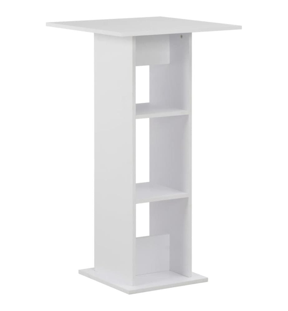 Bartisch Weiss 60x60x110 cm
