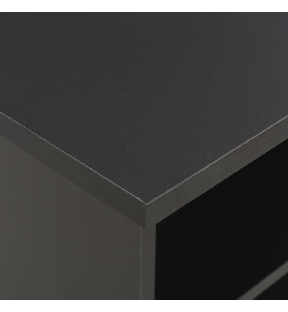 Table de bar Noir 60x60x110 cm