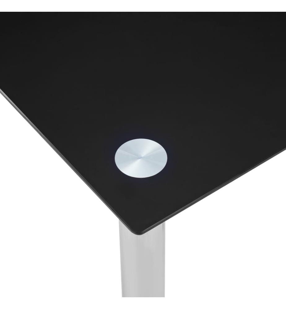Esstisch Schwarz 120 x 60 x 75 cm Hartglas