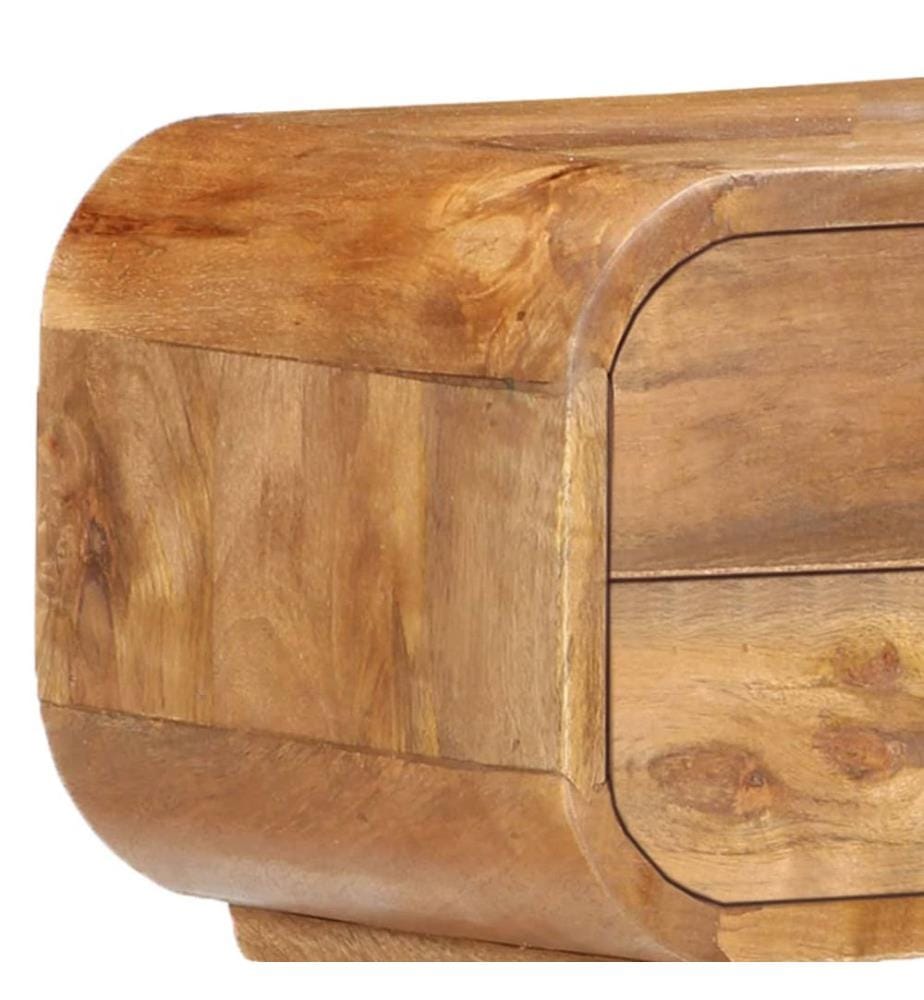 Table de chevet 43 x 30 x 58 cm Bois de manguier massif