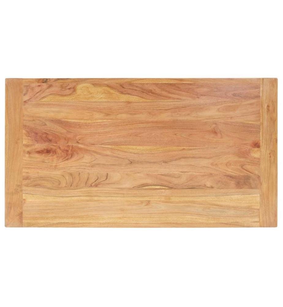 Couchtisch 110x60x35 cm Massivholz mit Honigfarbenem Finish