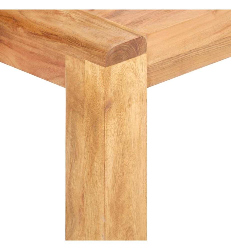Couchtisch 110x60x35 cm Massivholz mit Honigfarbenem Finish